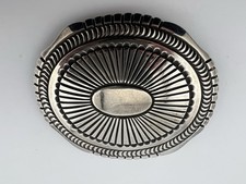 Vintage Southwestern Style Sterling Silver Buckle
