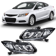 Pair Headlights Assembly For 2012-2015 Honda Civic 4dr Sedan2dr Coupe 1.8l 2.4l Pair Headlights Assembly For 2012-2015 Honda Civic 4dr Sedan2dr Coupe 1.8l 2.4l