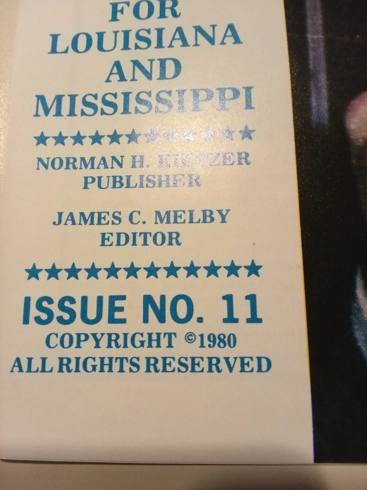 Mid South Stasiak Free Birds Rich 1980 ex vatios programa de lucha libre 1973 WWWF.awa Foto 2 de 4