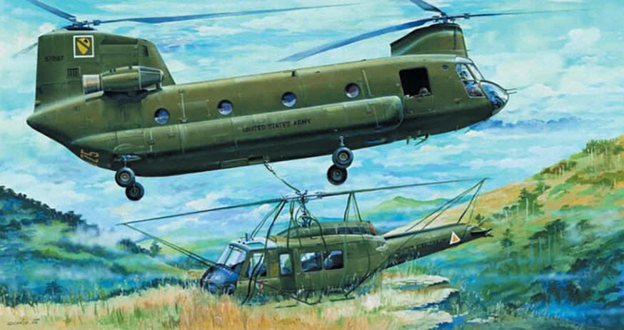 Trumpeter PKTM05104 CH-47A Chinook Model Kit