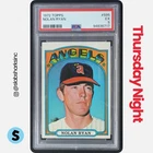 1972 TOPPS #595 NOLAN RYAN PSA 5