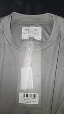 Image of Blank Essentials Vault Back Print Logo Gray Men's Crew Neck T-Shirt M
