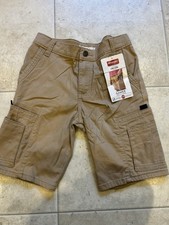 Wrangler Classic Straight Khaki Gamer Cargo Shorts Boys 10 NWT