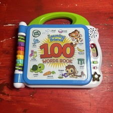 LeapFrog Learning Friends 100 Words Book Leap Frog Interactive Tested WORKS 