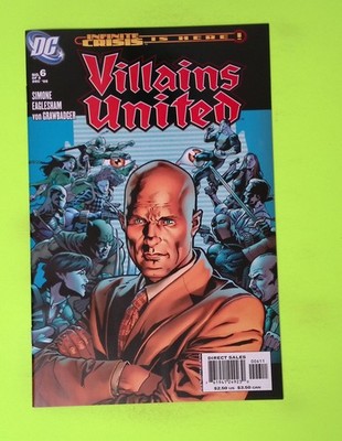 Villains United #6 2005 DC Comics 7.0 Comic Book Q9-101