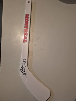 Xavier Ouellet Mini Stick Signed Montreal Canadiens Autograph Signature Auto Coa