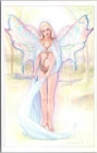 1993 Artist-Signed JEFF WILLIS Artist-Signed Postcard "Orchard Fairy" England