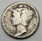 1923  Mercury Dime - 103 Years Old!!  ☆ BELOW SILVER VALUE ☆