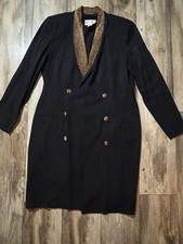 Vintage Leopard Trench Coat