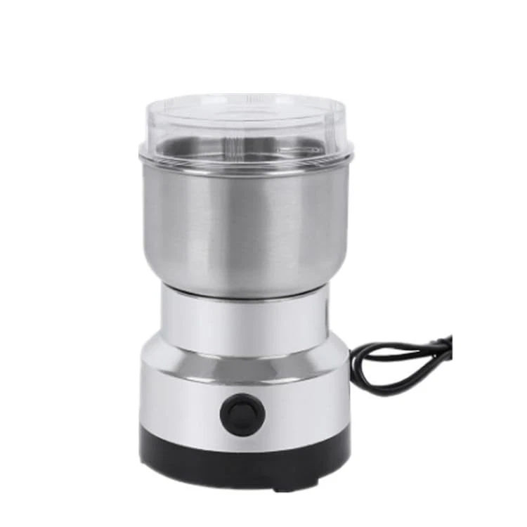 300g Grain Mill Grinder, 304 Stainless Steel universal, Silver White