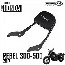 For Honda Rebel Cmx 300 500 2017-2024 Rear Backrest Passenger Steel Black