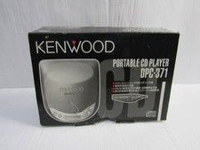 KENWOOD Portable CD Player Black Bass Boost Function DPC-371 Used