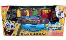 NEW SpongeBob Squarepants Krusty Krab Grill Set 32 Pieces Toys Present Gift Kids