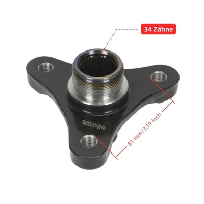 Differentialflansch Kardanwelle 34Teeth 81MM für BMW 3er 5er 7er F10 X3 X5 X6 - Bild 1 von 4