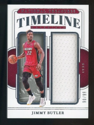 2024-25 National Treasures Timeline Materials Jimmy Butler GU Jersey 90/99