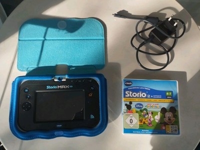 VTech Kinder-Tablet Storio MAX mit Hülle, Netzteil, Storio 2 Lernspiel Lesen 4 7