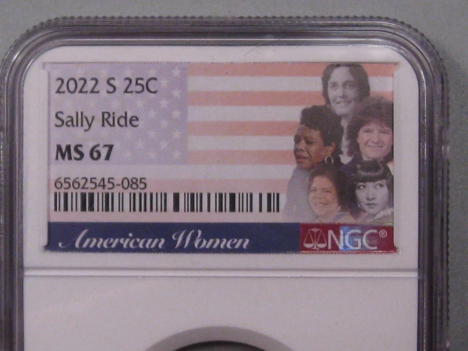 2022-s Clad Women's Quarter Sally Ride NGC MS67. #49 - Image 2 of 4