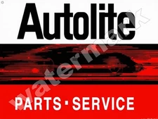 Autolite Parts and Service  Metal Sign 9" x 12" or 12" x 16"