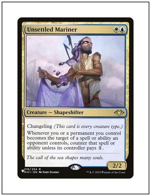 Unsettled Mariner, The List, Magic the Gathering, MTG NM