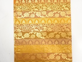 7596625: JAPANESE KIMONO JAPANESE NAGOYA OBI / WOVEN FLORAL SARASA