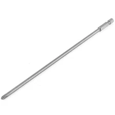 1/4" Hex Shank 4.5mm, Phillips PH2 Magnetic Screwdriver Bit 200mm Length