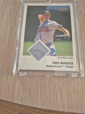 2003 Fleer Tradition Game Used Jerseys Greg Maddux