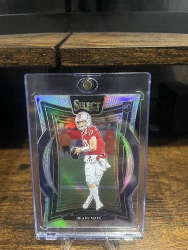 2024 Panini Select - Concourse Drake Maye #27 Silver Prizm Die-Cut (RC)