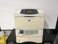 HP LaserJet 4250tn Monochrome  Workgroup Laser Printer Toner and Extra Tray Inc