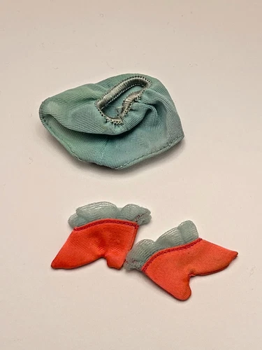 Vintage 1960s Mattel Barbie Cloud 9 slippers & panty set #1841 HTF