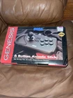 Sega Genesis 6 Button Arcade Stick with Box Vintage Rare