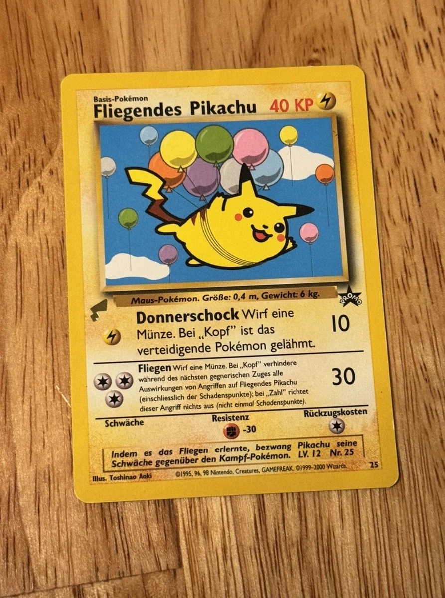 Pikachu Pokémon TCG German Individual Collectible Card Games for