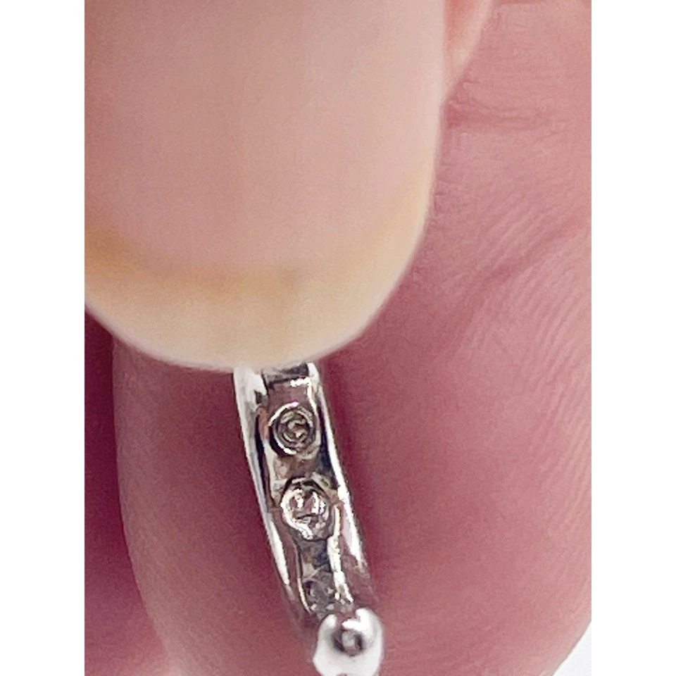 Pendientes de bola de cristal Swarovski “Flirt” colgante gota enchapada en rodio logotipo de cisne Foto 4 de 4