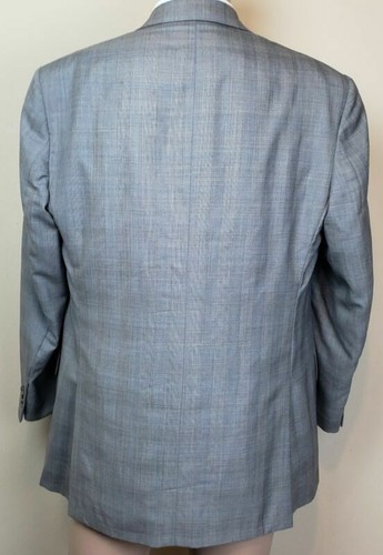 Brooks Brothers Golden Fleece Mens 3 Button Vented Sport Coat 42 Gray Plaid - Picture 3 of 10