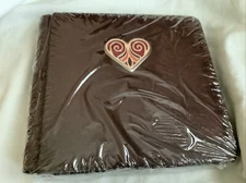 Creative Memories 7" x 7" Chocolate Brown w/ Heart Scrapbook Album Coverlet NEW!