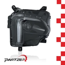 Headlight For 2022-2023 Chevy TRAVERSE Black Housing Passenger Side w/LED DRL