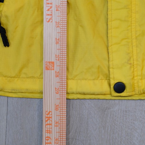 Augusta Sportswear Yellow Windbreaker Rain Jacket Hoodie Size Large PWDCA Y2K - Picture 8 of 11