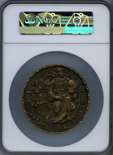 Italy - 1960 - "Roma Aeterna" Incredible Bronze Medal - NGC MS65 - BREATHTAKING! - Picture 2 of 2