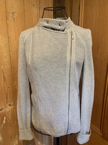 LADIES COUNTRY ROAD GREY ZIP UP JACKET WARM LONG SLEEVES - Picture 10 of 10