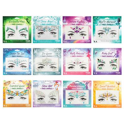 Gesichtsjuwelen von Moon Glitzer - Festival Gesicht Körper Edelsteine, Kristall Make-up Aufkleber
