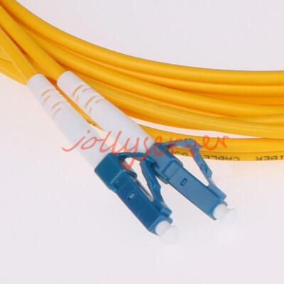 5M Fiber Optic Cable Patch Cord SM 2 core Duplex FC/APC-LC/UPC 9/125