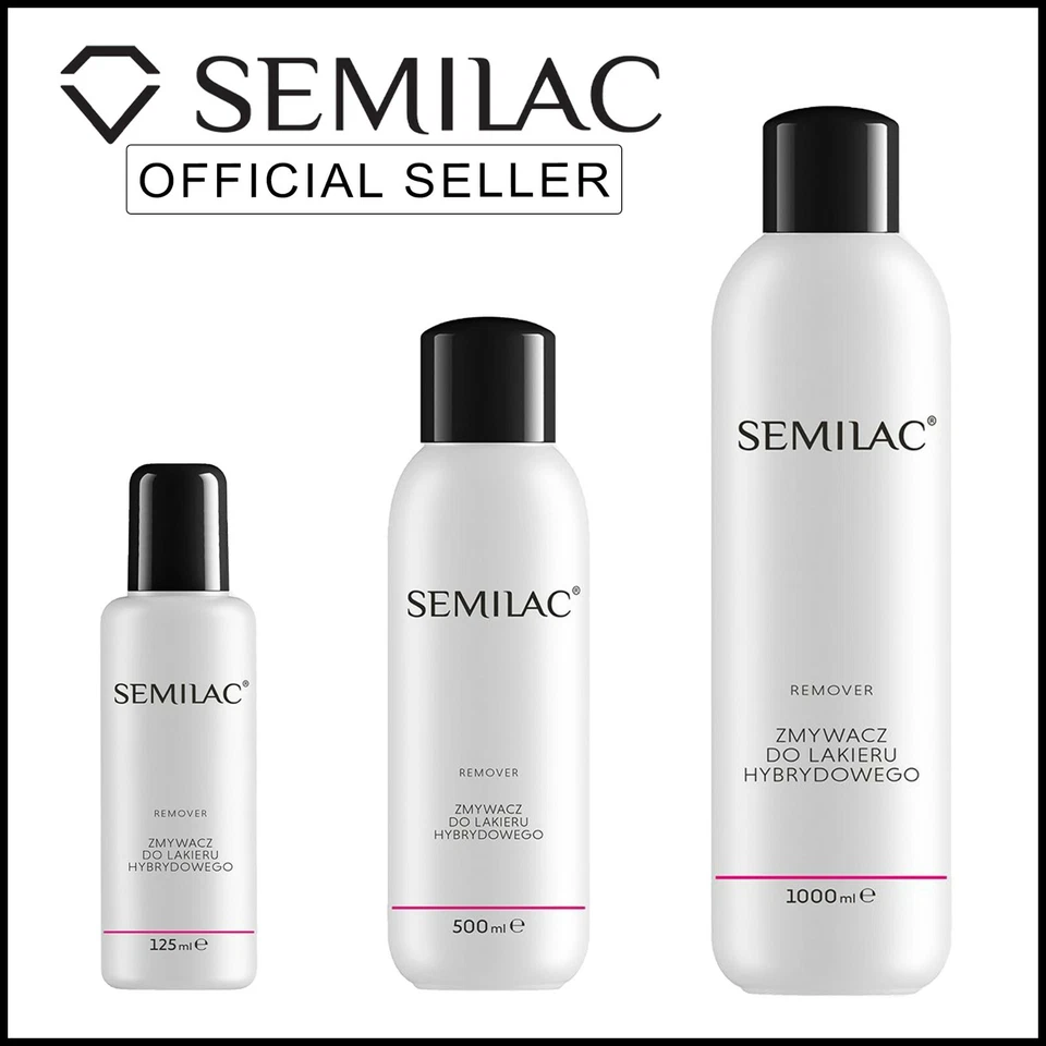 Semilac Gel Nail Polish Remover for Soak Off 125ml - 500ml - 1000ml