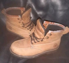 Jesse James Industrial Workwear Boots Leather Men’s Size 9 Steel Toe Moc Toe 