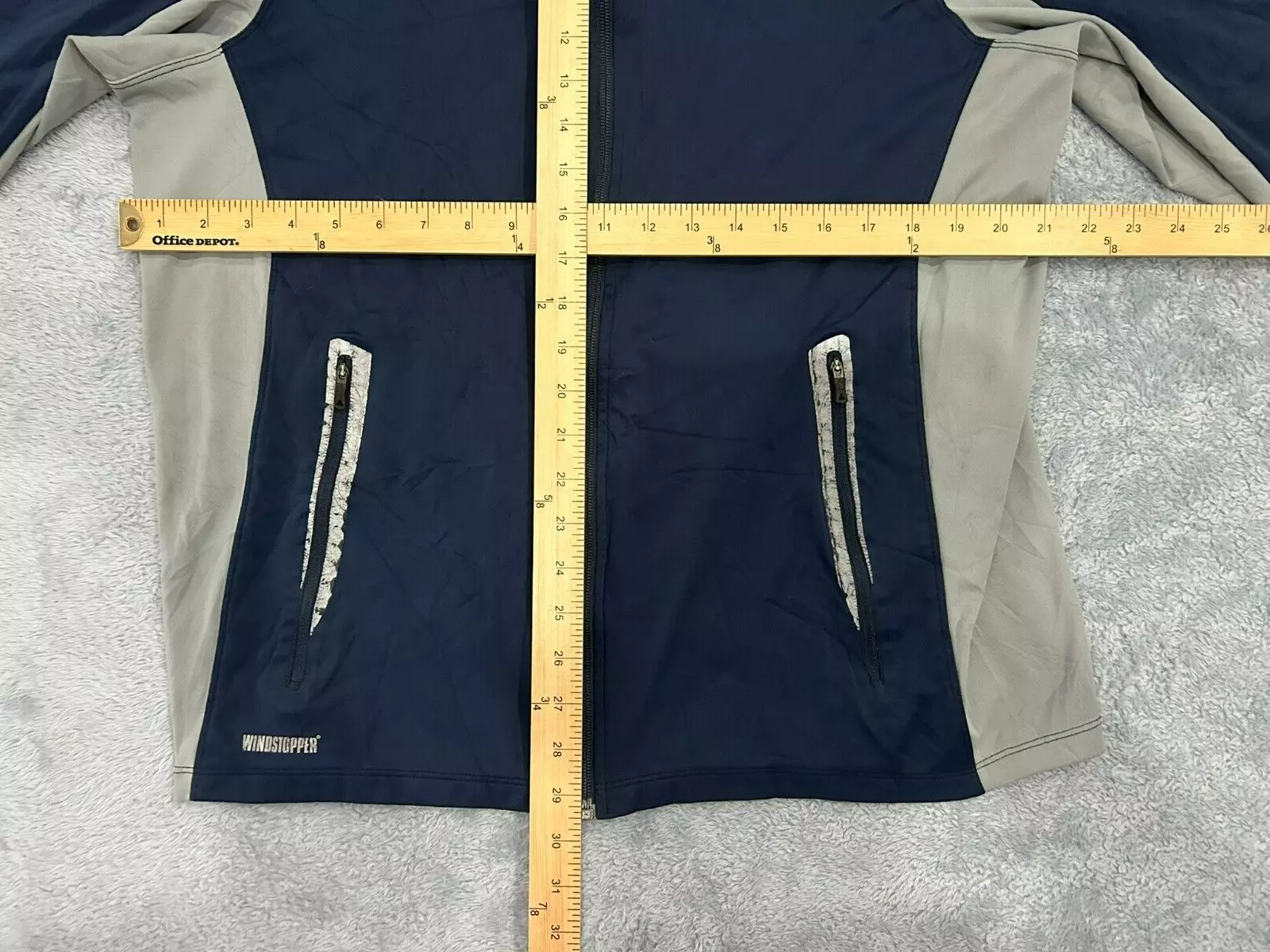 north-face vintage fleece full zip jacket