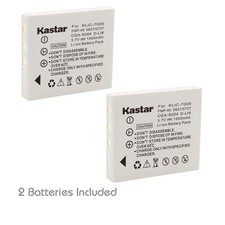 2x Kastar Battery for Samsung SLB-0737 SLB-0837 Sanyo NP-40 Digimax i5 NV7 L80