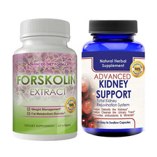 Forskolin Extract Metabolism Booster Supplements and Kidney Cleanse Detox Pills