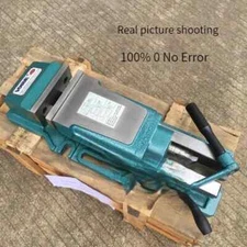 CNC Flat Jaw Vise Table Vise Milling Machine Powerful Hydraulic Fixture