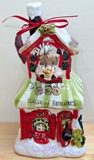 NEW Blue Sky Clayworks BLITZEN'S HOUSE OF PANCAKES #2 Christmas Candle House NWT