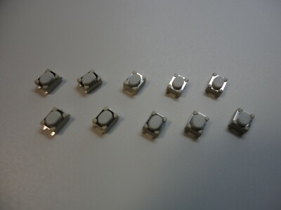 10 Pcs Pack Lot 3x4x2mm 4 Pin Momentary Push Tactile Micro Nano Switch Buttons