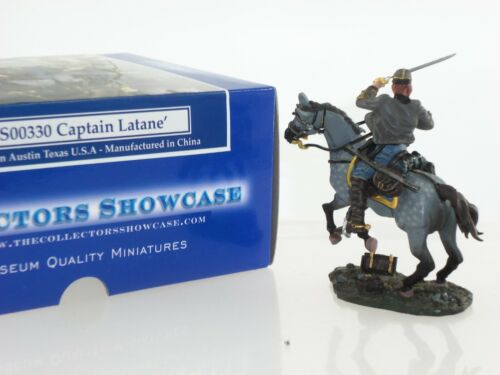 COLLECTORS SHOWCASE CS00330 DEATH OF CAPTAIN WILLIAM D LATANE MOUNTED SOLDIER - Picture 2 of 2