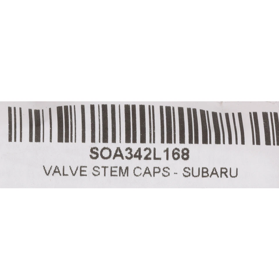 Оригинальные черные колпачки на штоки клапанов шин с логотипом Subaru Ascent Crosstrek Impreza SOA342L168 - Изображение 3 из 3